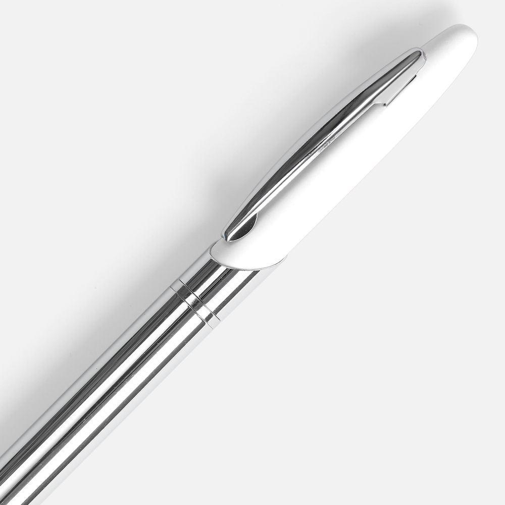 Ручка шариковая Dagger Soft Touch, белая — изображение 4