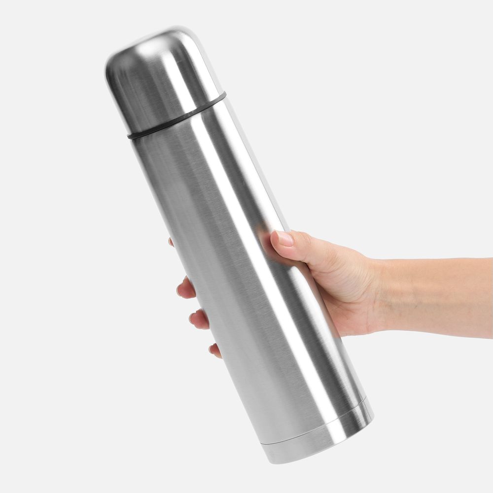 Термос Plain 1000, серебристый — изображение 6