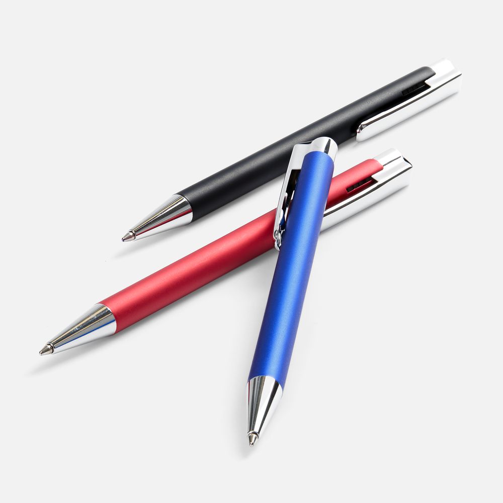 Ручка шариковая Stork, синяя — изображение 5