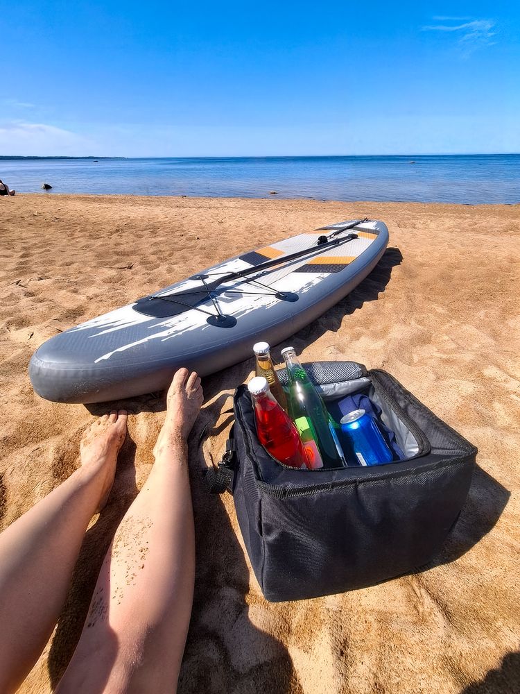 Органайзер в багажник с сумкой-холодильником Arranger, черный с серым — изображение 13