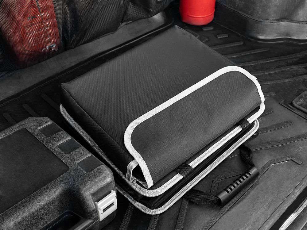 Органайзер в багажник с сумкой-холодильником Arranger, черный с серым — изображение 7