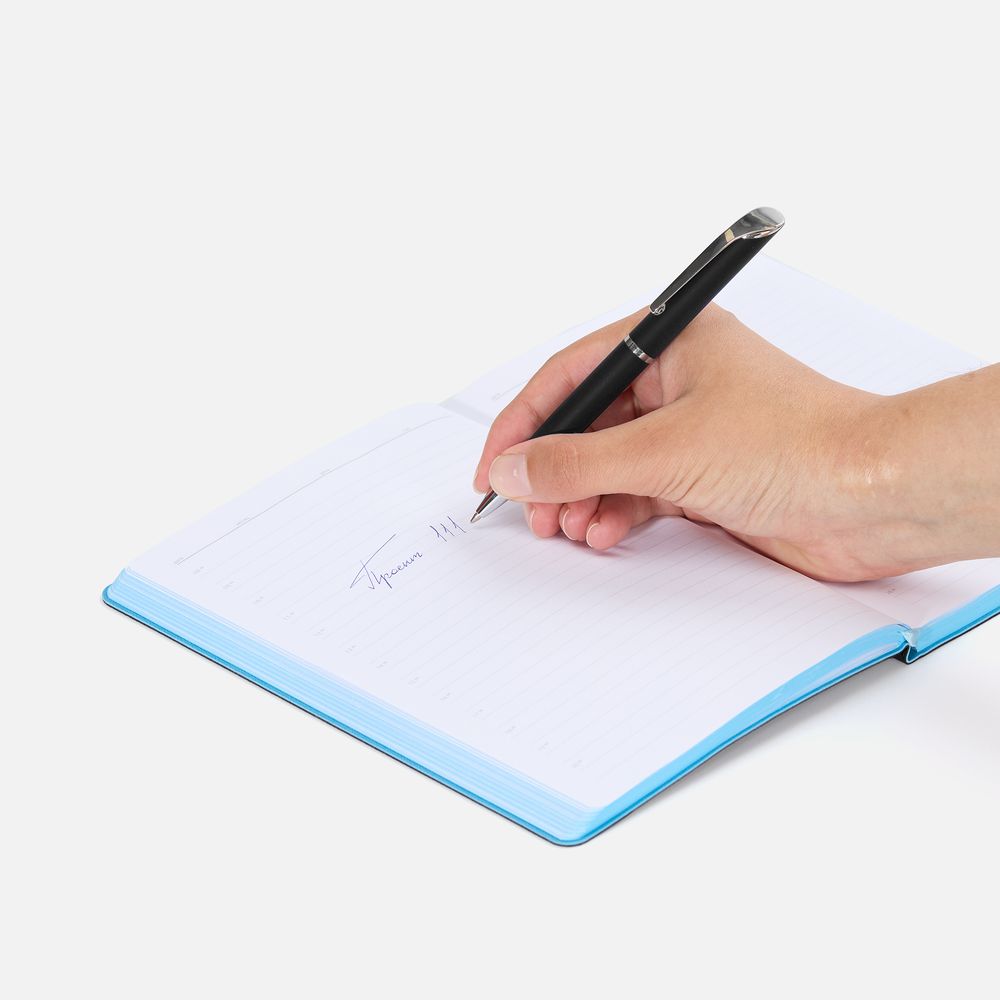 Ручка шариковая Glide, черная — изображение 5