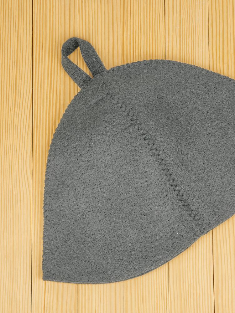 Банная шапка Heat Off, серая — изображение 4