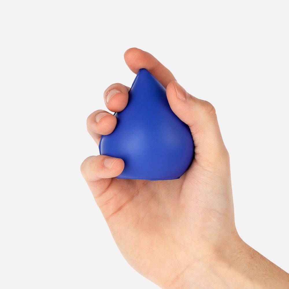 Антистресс «Капля», синий — изображение 4