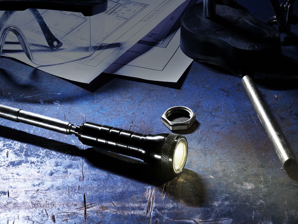 Телескопический фонарь с магнитом Flexion, ver.2, черный — изображение 12