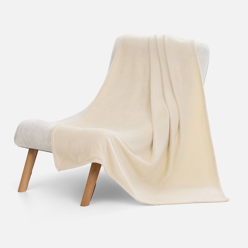 Плед Plush, бежевый — изображение 6