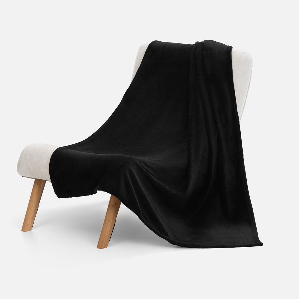 Плед Plush, черный — изображение 6