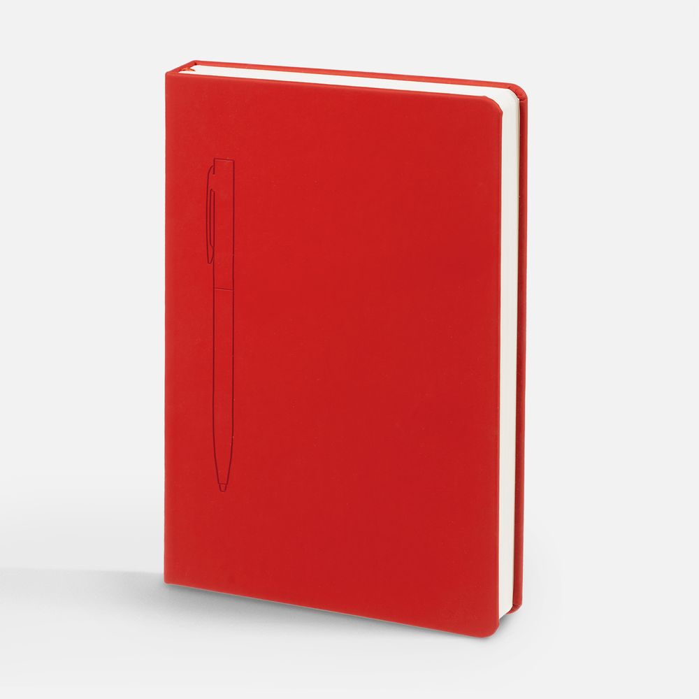 Ежедневник Magnet Shall, недатированный, красный — изображение 6
