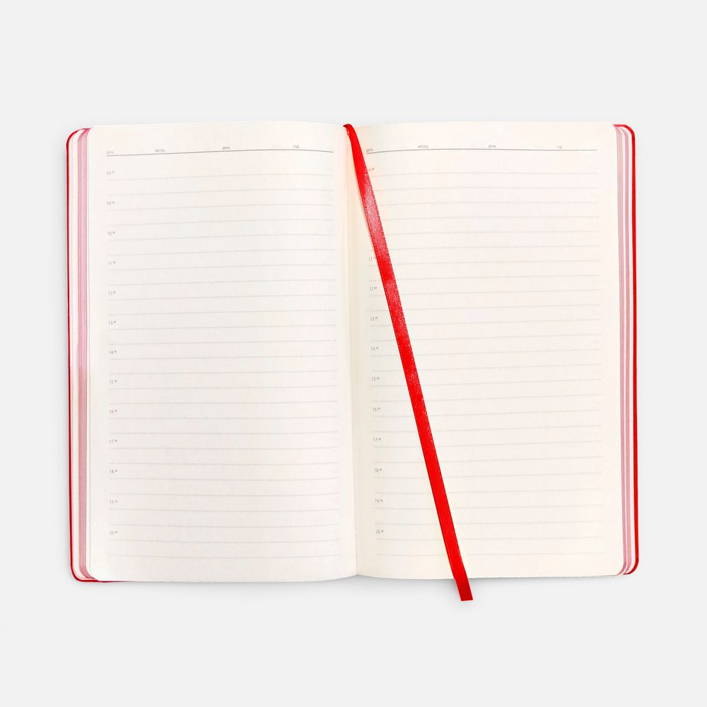 Ежедневник Shall Light, недатированный, красный — изображение 6