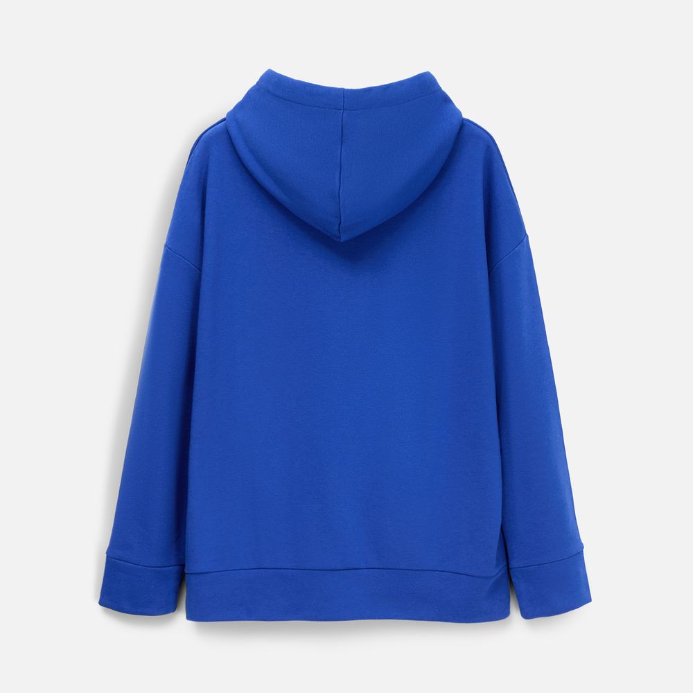 Худи унисекс H2, синее — изображение 10