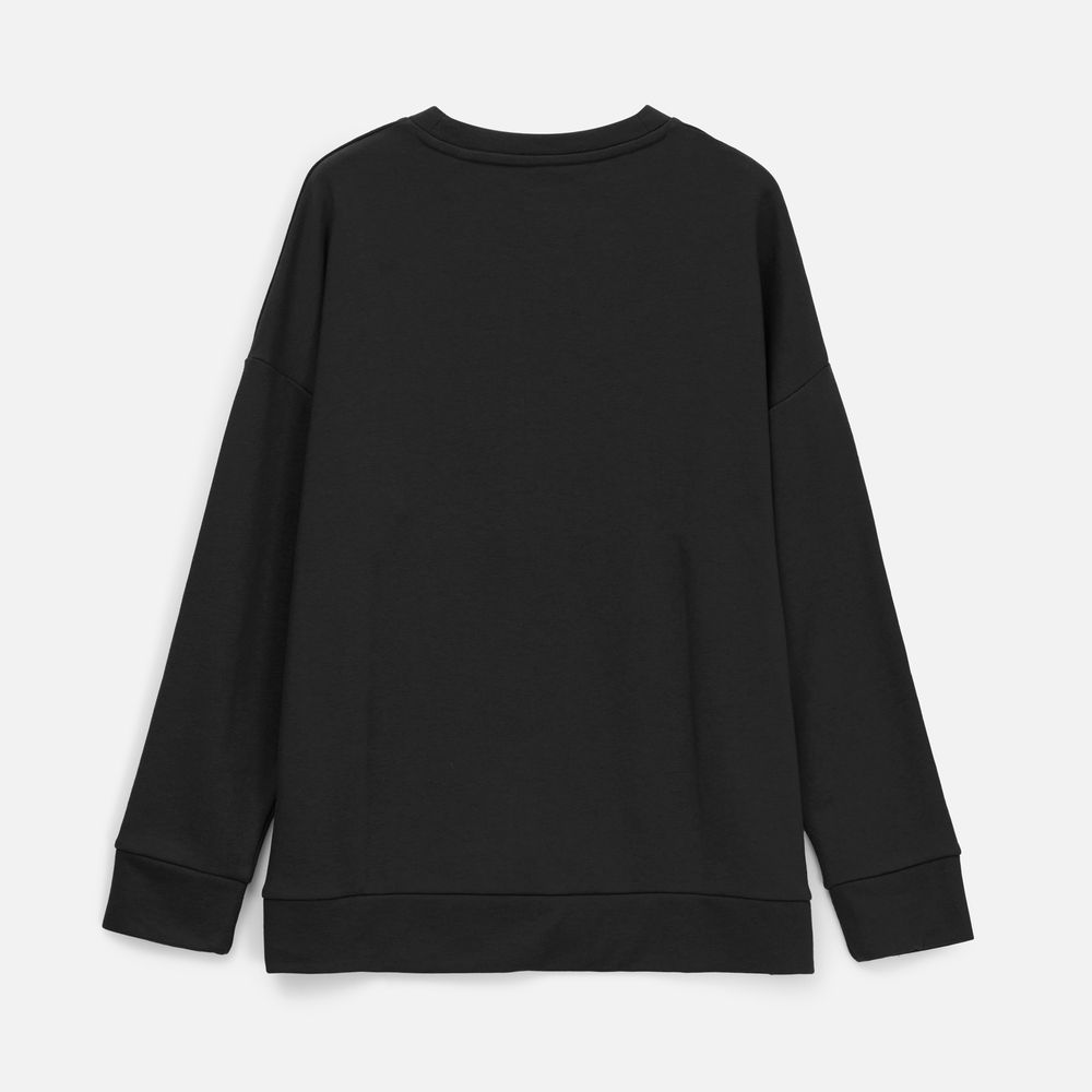 Свитшот унисекс S2, черный — изображение 9