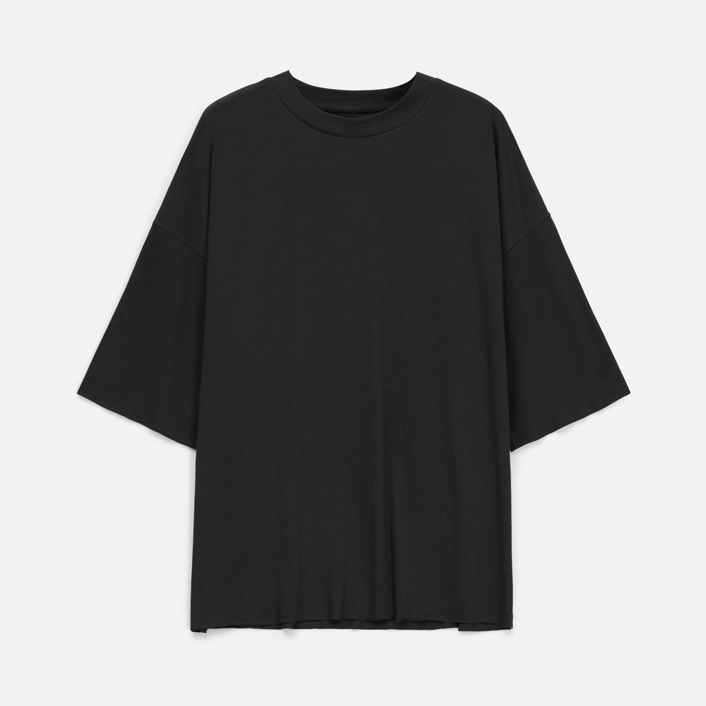 Футболка унисекс оверсайз T1, черная — изображение 7
