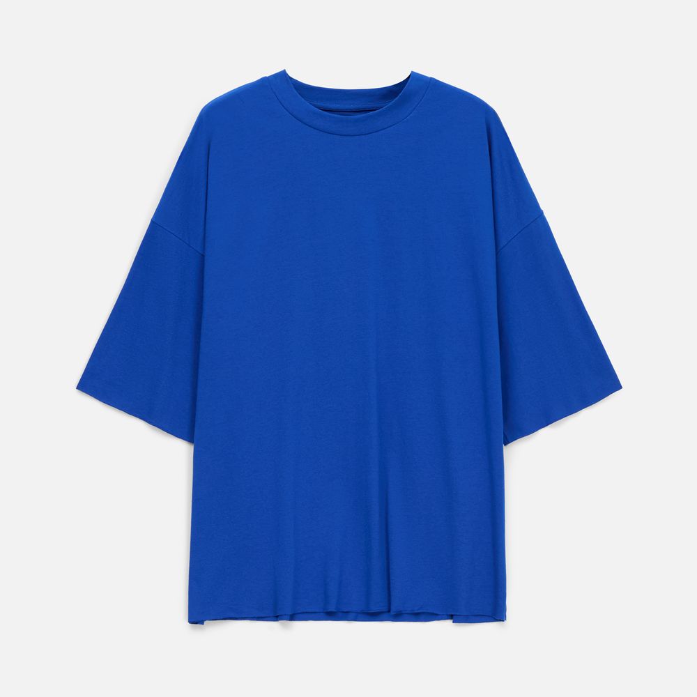 Футболка унисекс оверсайз T1, синяя — изображение 7