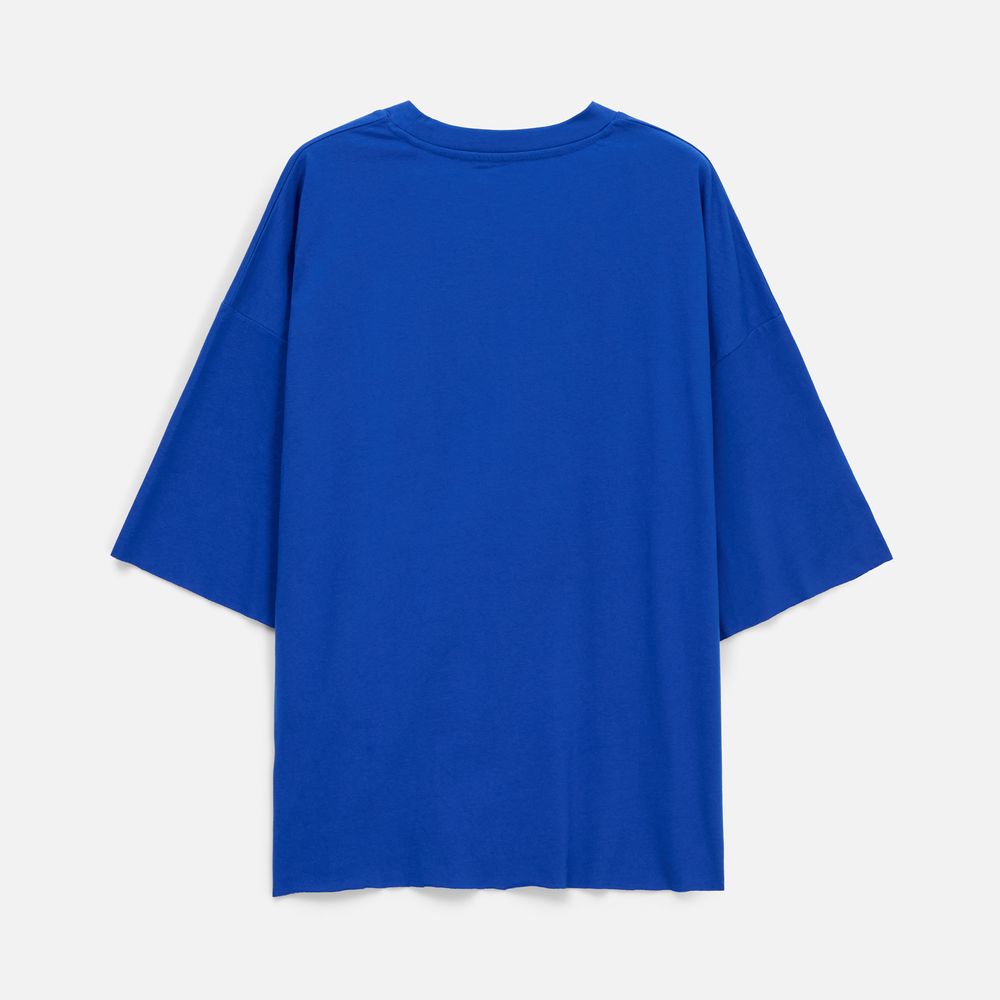 Футболка унисекс оверсайз T1, синяя — изображение 8