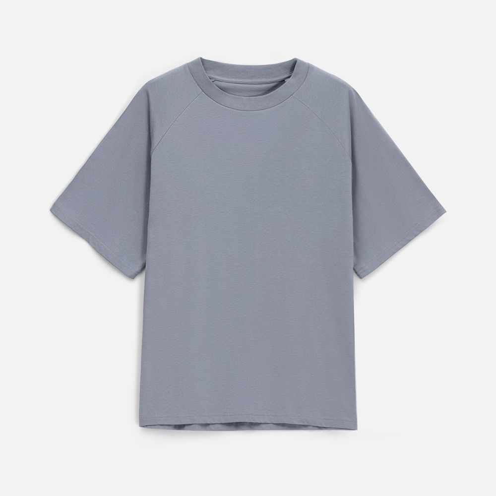 Футболка унисекс оверсайз T2, серая — изображение 9