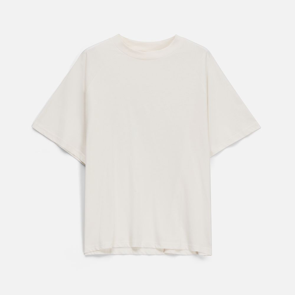 Футболка унисекс оверсайз T2, молочно-белая — изображение 11