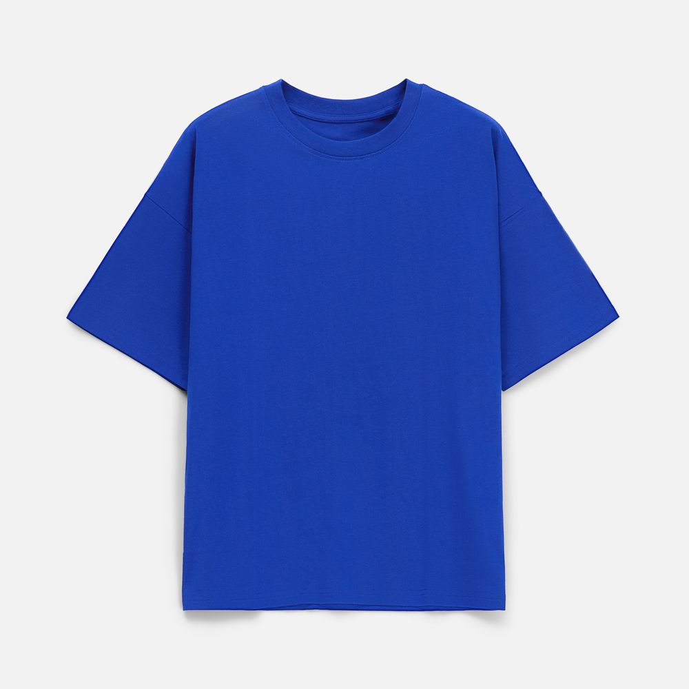 Футболка унисекс оверсайз T3, синяя — изображение 8