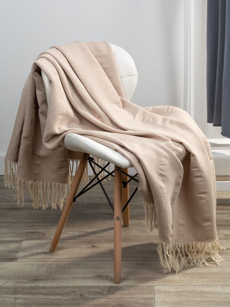 Плед «Сенеж», бежевый — изображение 7