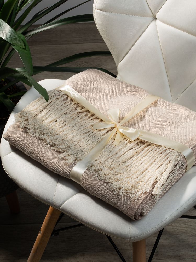 Плед «Сенеж», бежевый — изображение 8