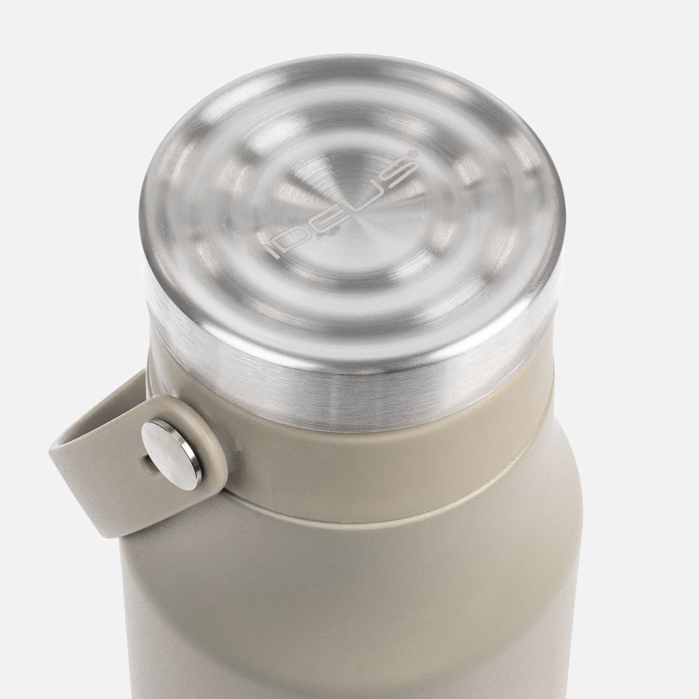 Термобутылка Tateyama, серо-бежевая — изображение 5