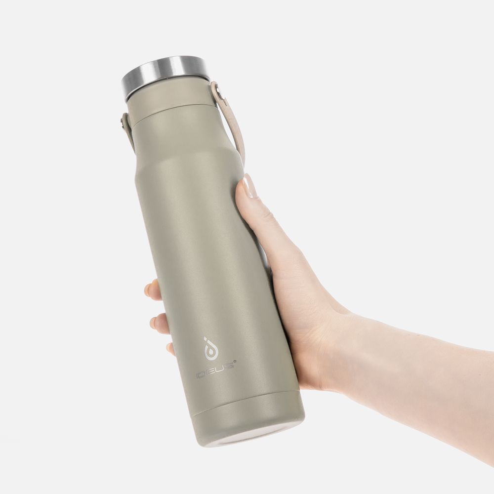 Термобутылка Tateyama, серо-бежевая — изображение 9