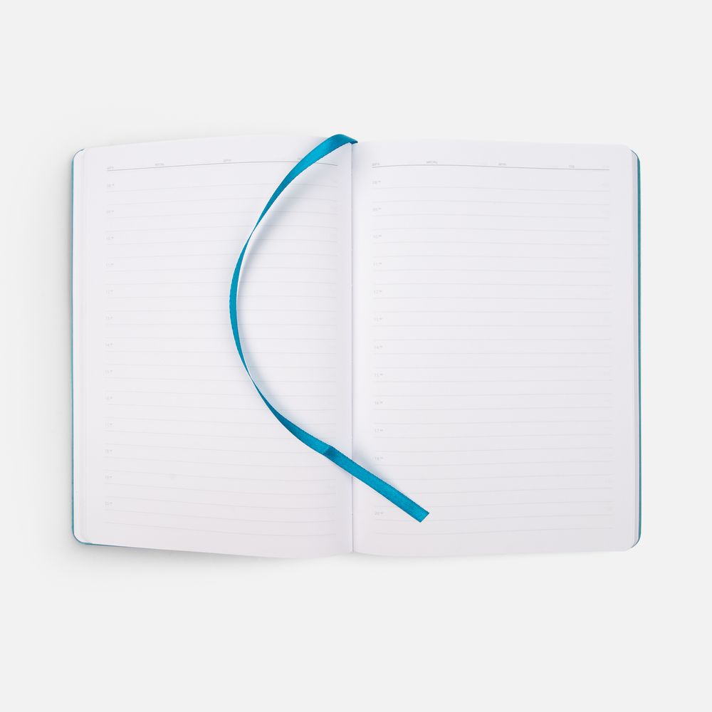Ежедневник Tact, недатированный, бирюзовый — изображение 9