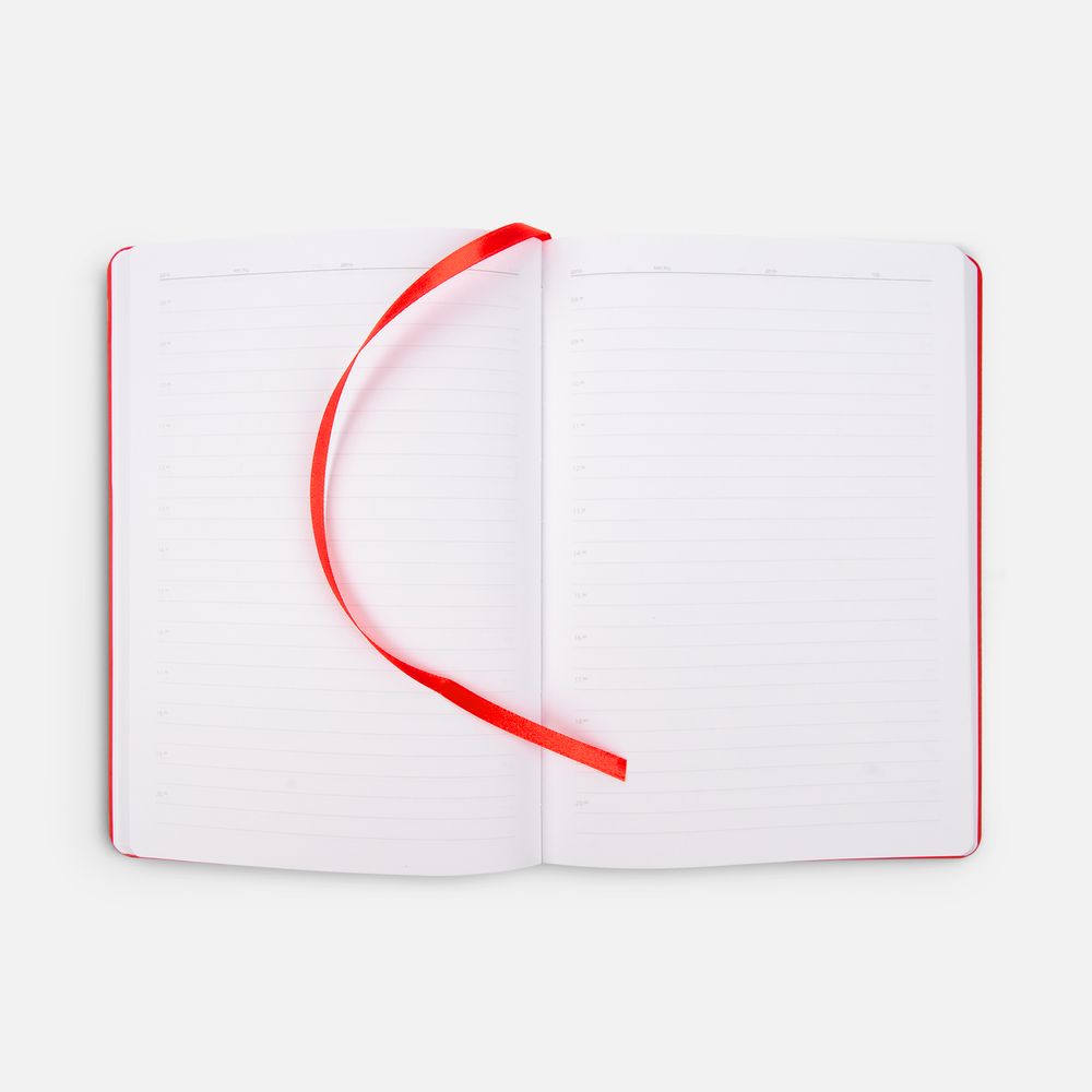 Ежедневник Tact, недатированный, красный — изображение 9