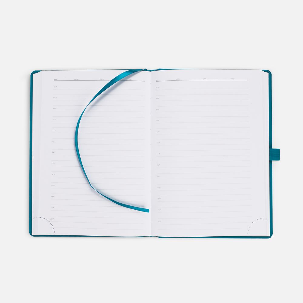 Ежедневник Favor, недатированный, бирюзовый — изображение 8