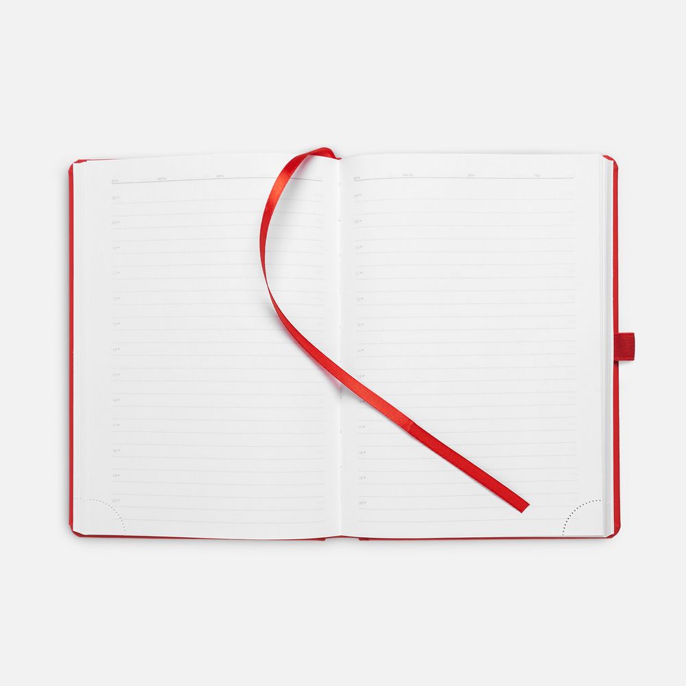 Ежедневник Favor, недатированный, красный — изображение 7