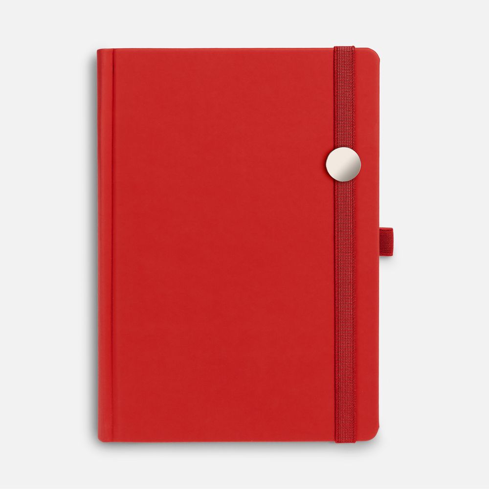 Ежедневник Favor Metal, недатированный, красный — изображение 3