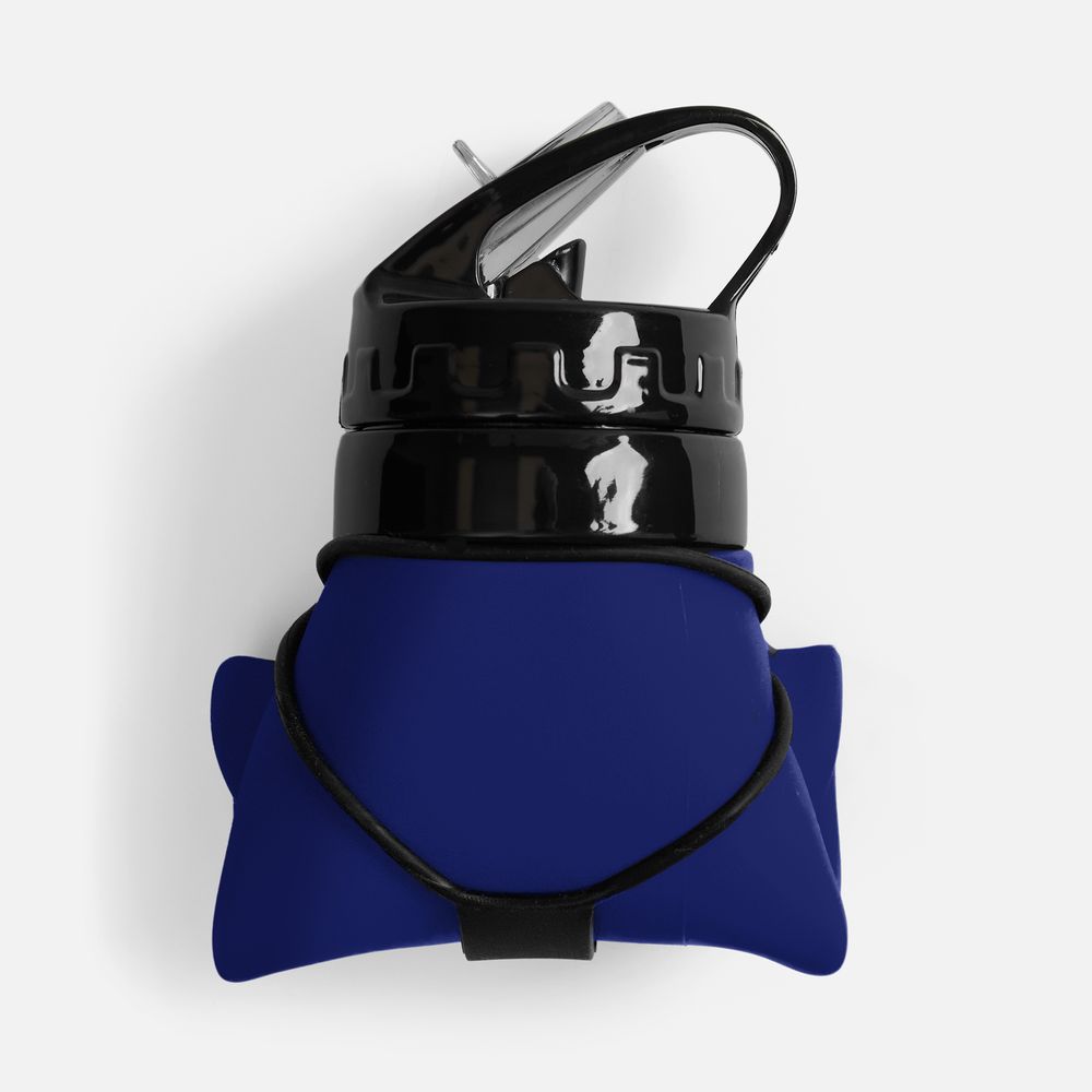 Складная бутылка для воды Langfossen, синяя — изображение 6