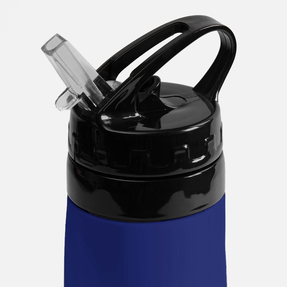 Складная бутылка для воды Langfossen, синяя — изображение 4