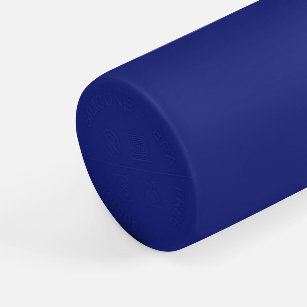 Складная бутылка для воды Langfossen, синяя — изображение 5