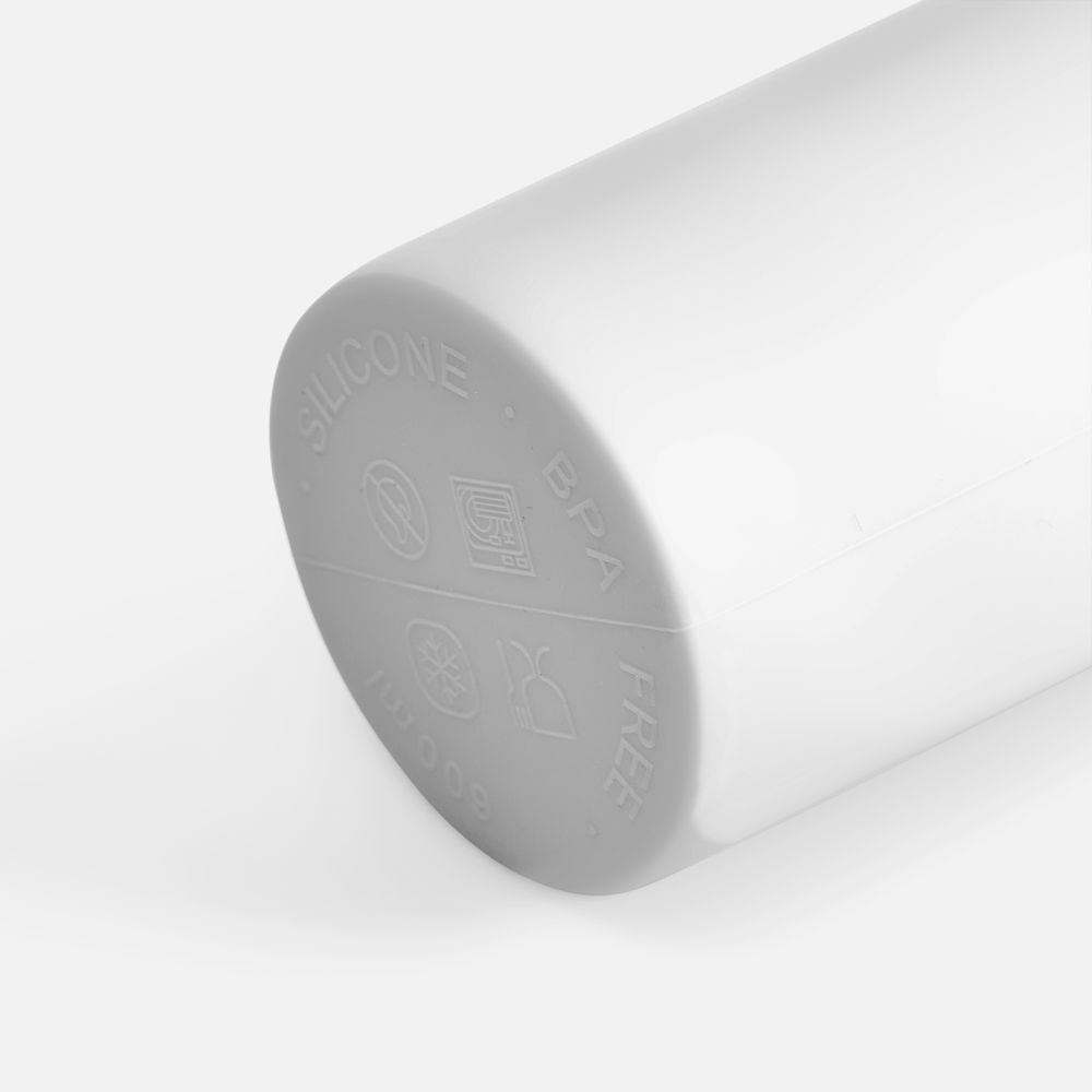 Складная бутылка для воды Langfossen, белая — изображение 5