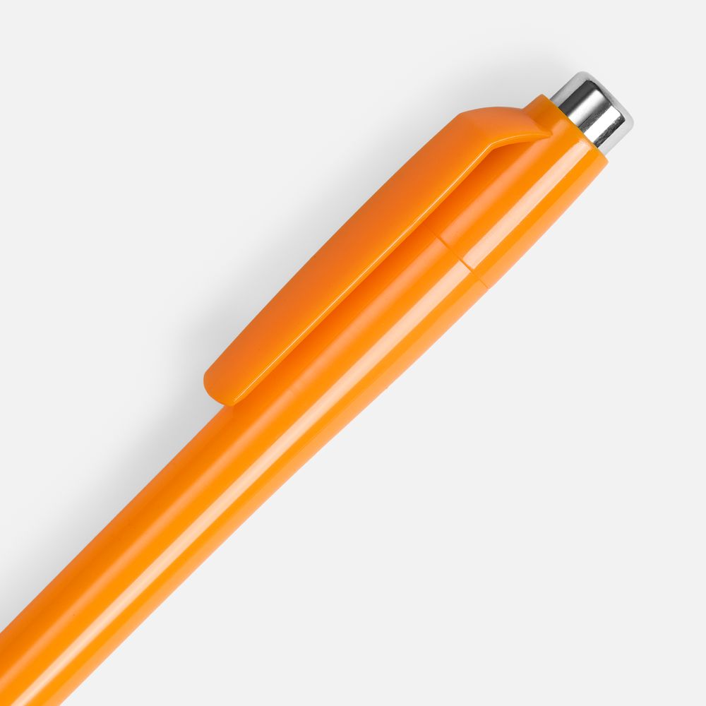 Ручка шариковая Klippa, оранжевая — изображение 4