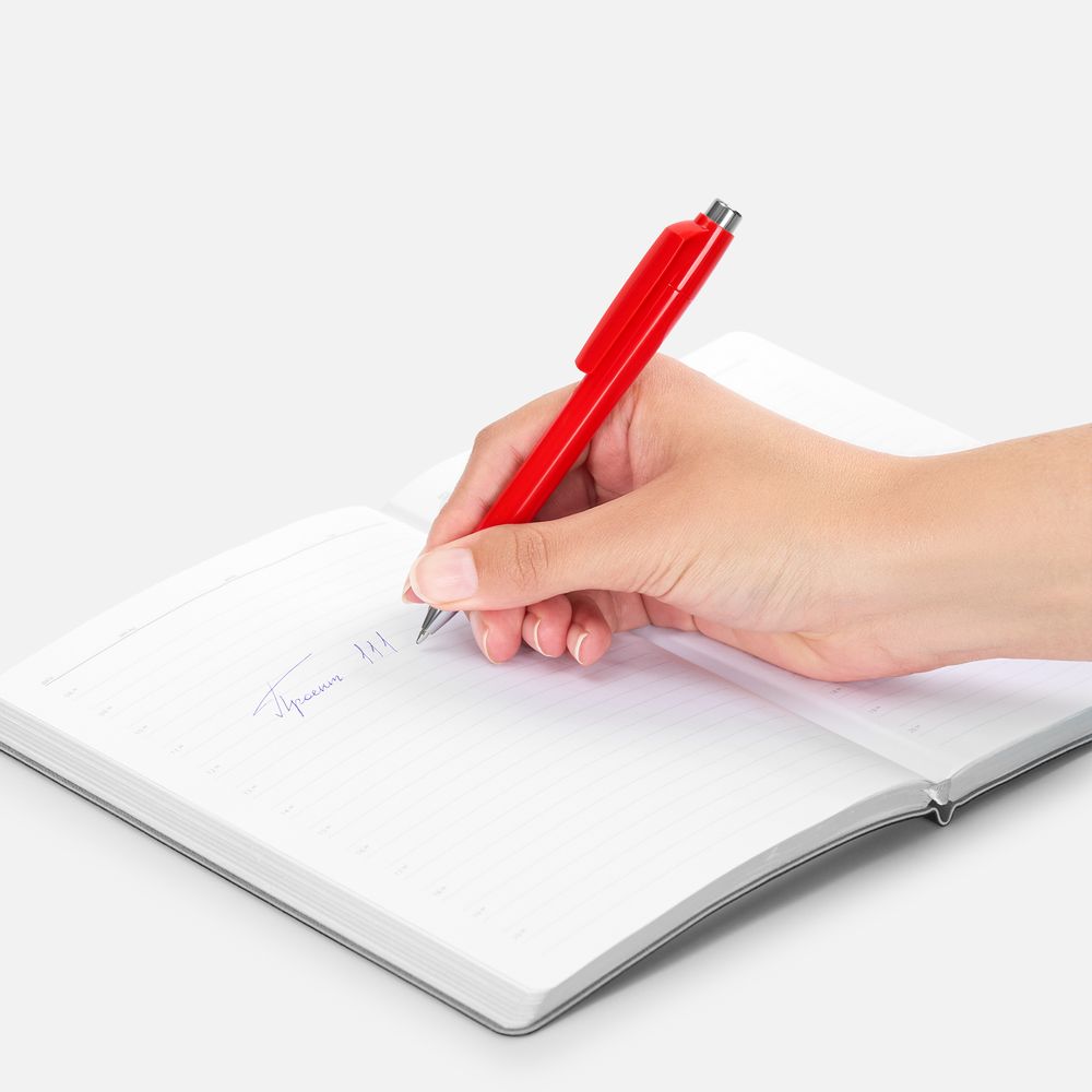 Ручка шариковая Klippa, красная — изображение 5