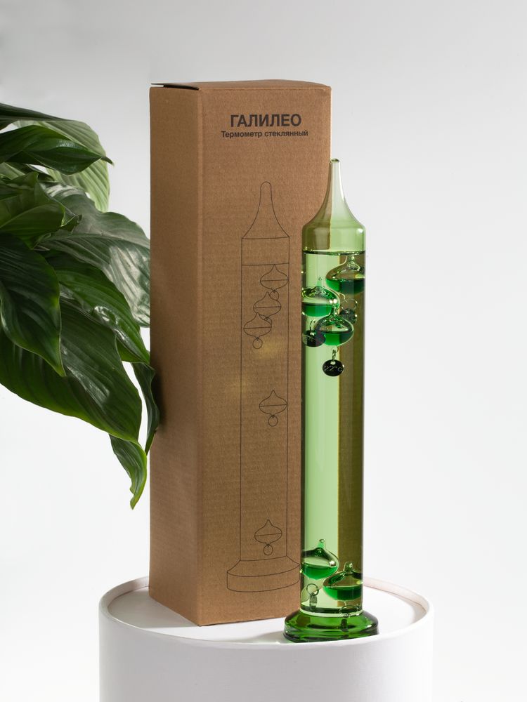 Термометр стеклянный «Галилео», зеленый — изображение 11