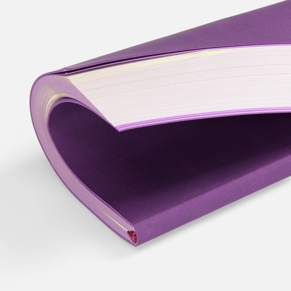 Ежедневник Flat, недатированный, фиолетовый, ver.2 — изображение 7