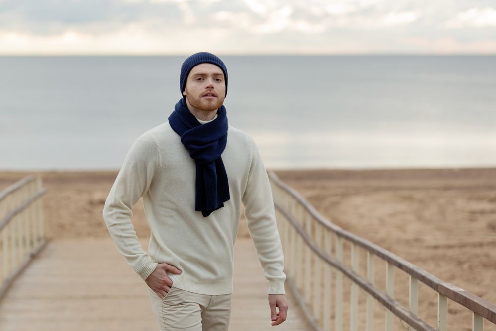 Шарф Cordelia, синий — изображение 8