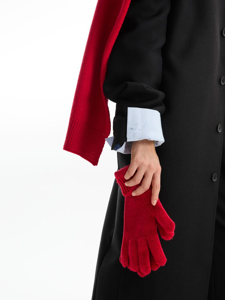 Перчатки Alpine, красные (гвоздика) — изображение 4