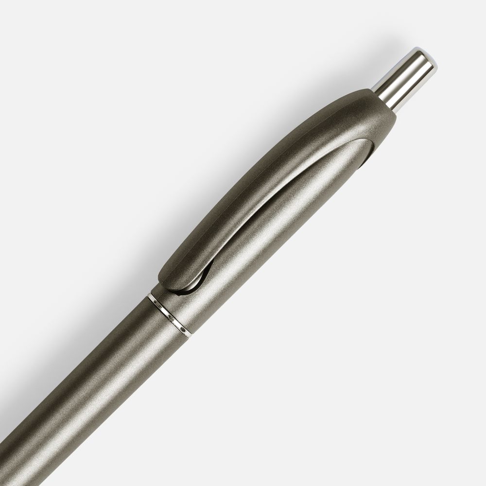 Ручка шариковая Bright Spark, серый металлик — изображение 4