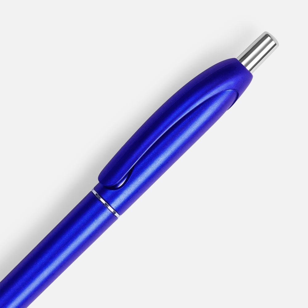 Ручка шариковая Bright Spark, синий металлик — изображение 4