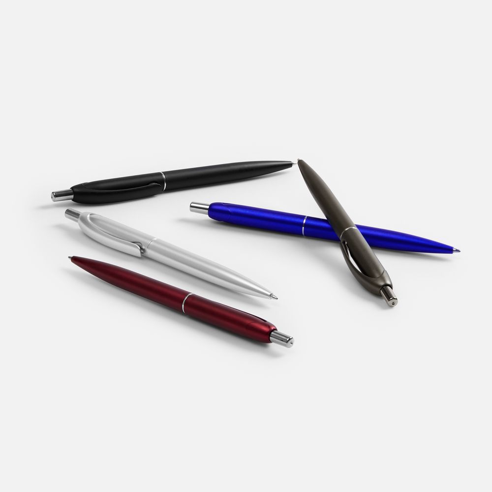 Ручка шариковая Bright Spark, синий металлик — изображение 6