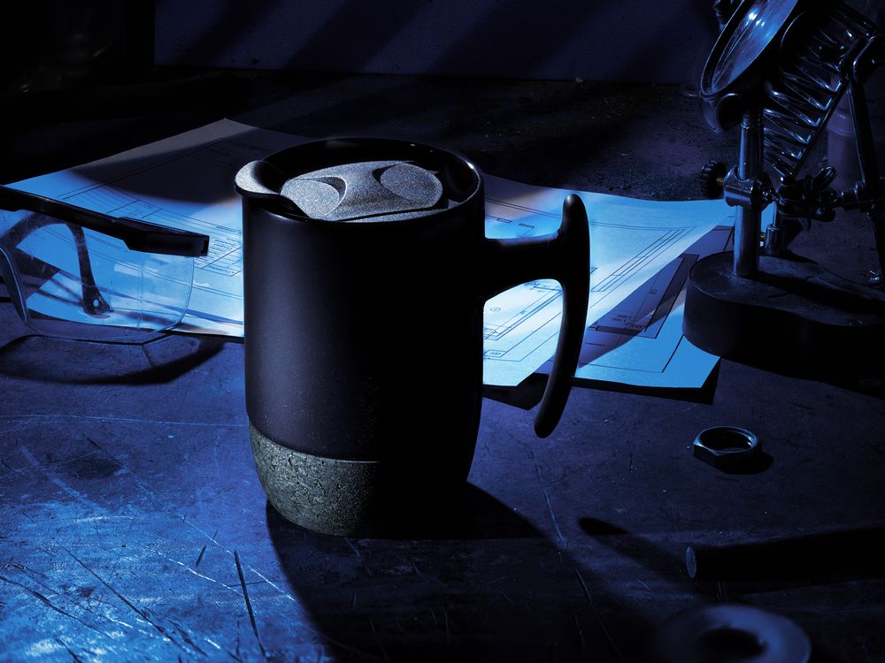 Кружка Corky Grip, черная — изображение 6