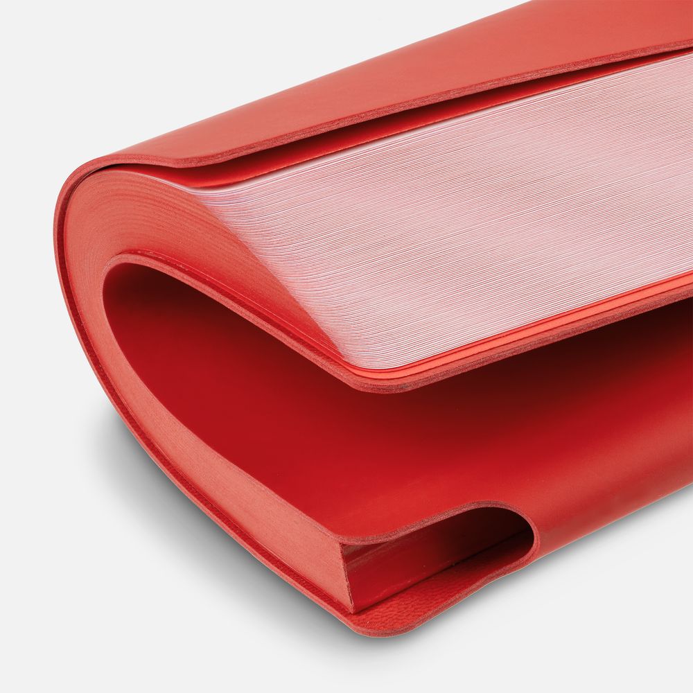 Ежедневник Flexpen Shall, недатированный, красный — изображение 7