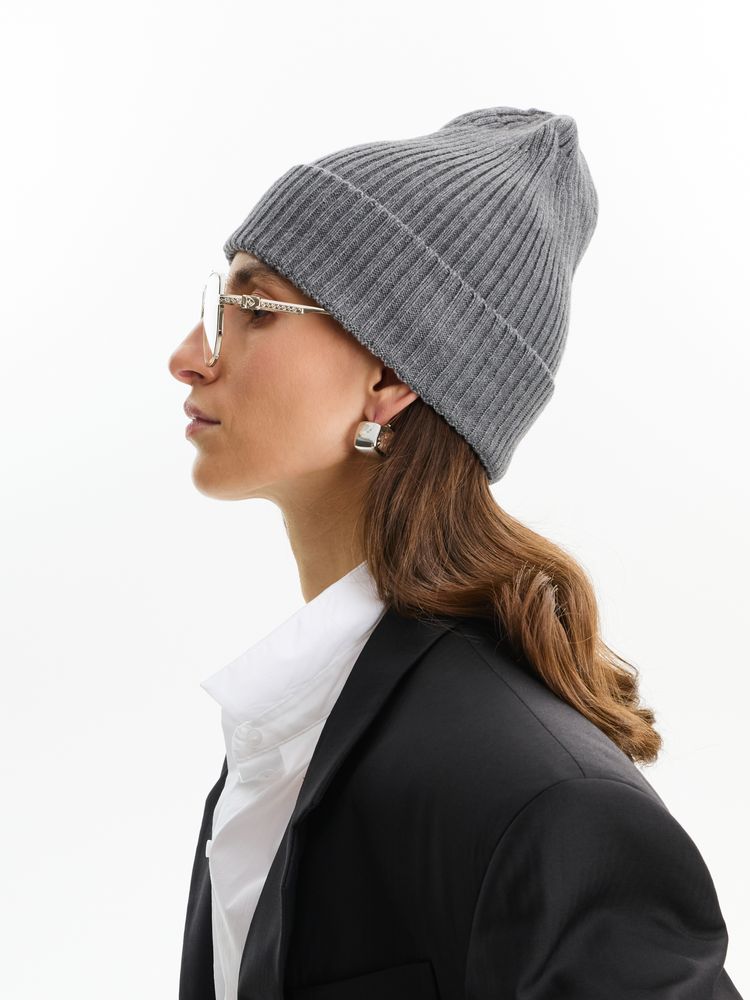 Шапка Bernard, серый меланж — изображение 6