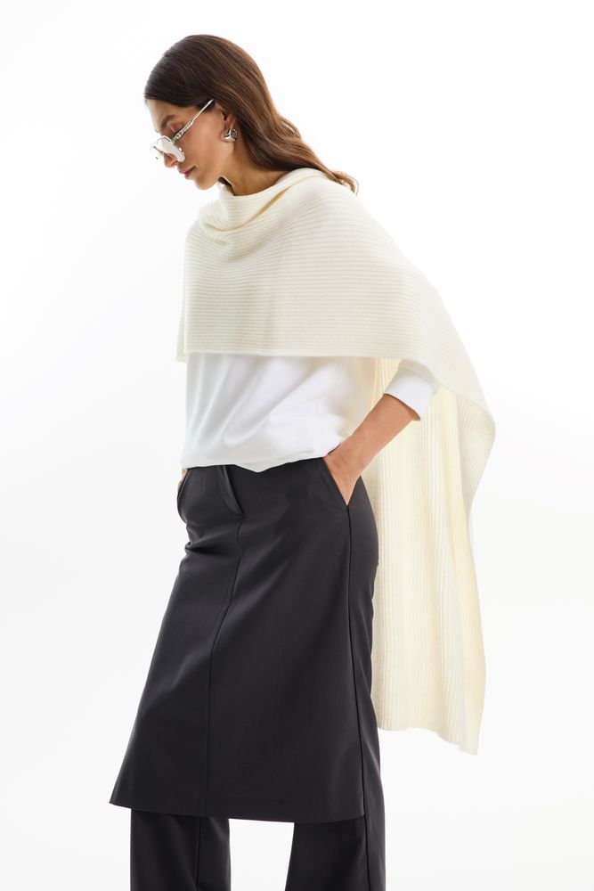 Шарф Bernard, молочно-белый — изображение 6