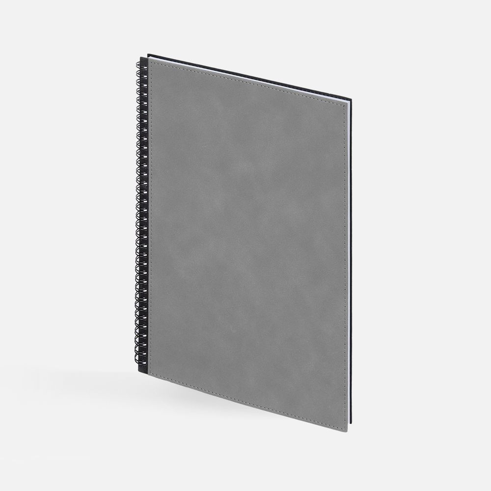 Ежедневник Notera Maxi, недатированный, серый — изображение 6