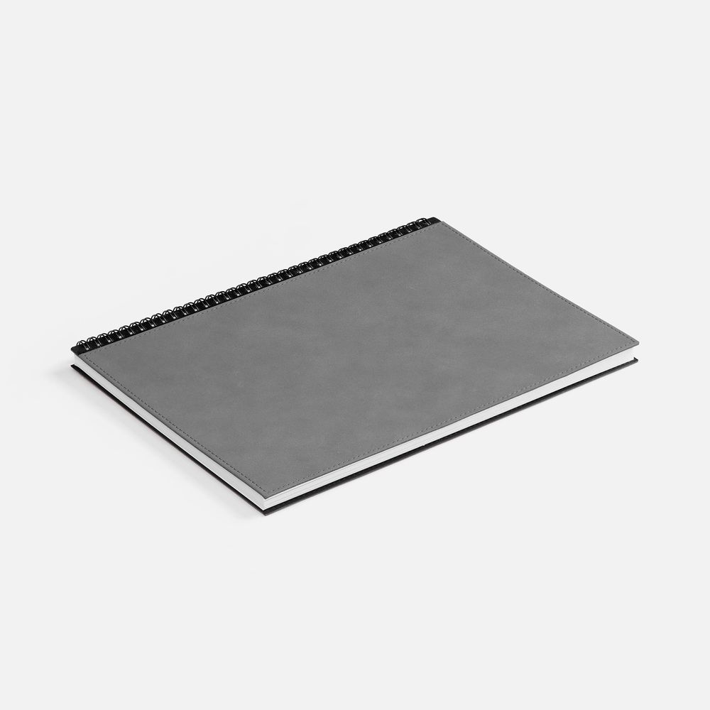 Ежедневник Notera Maxi, недатированный, серый — изображение 4