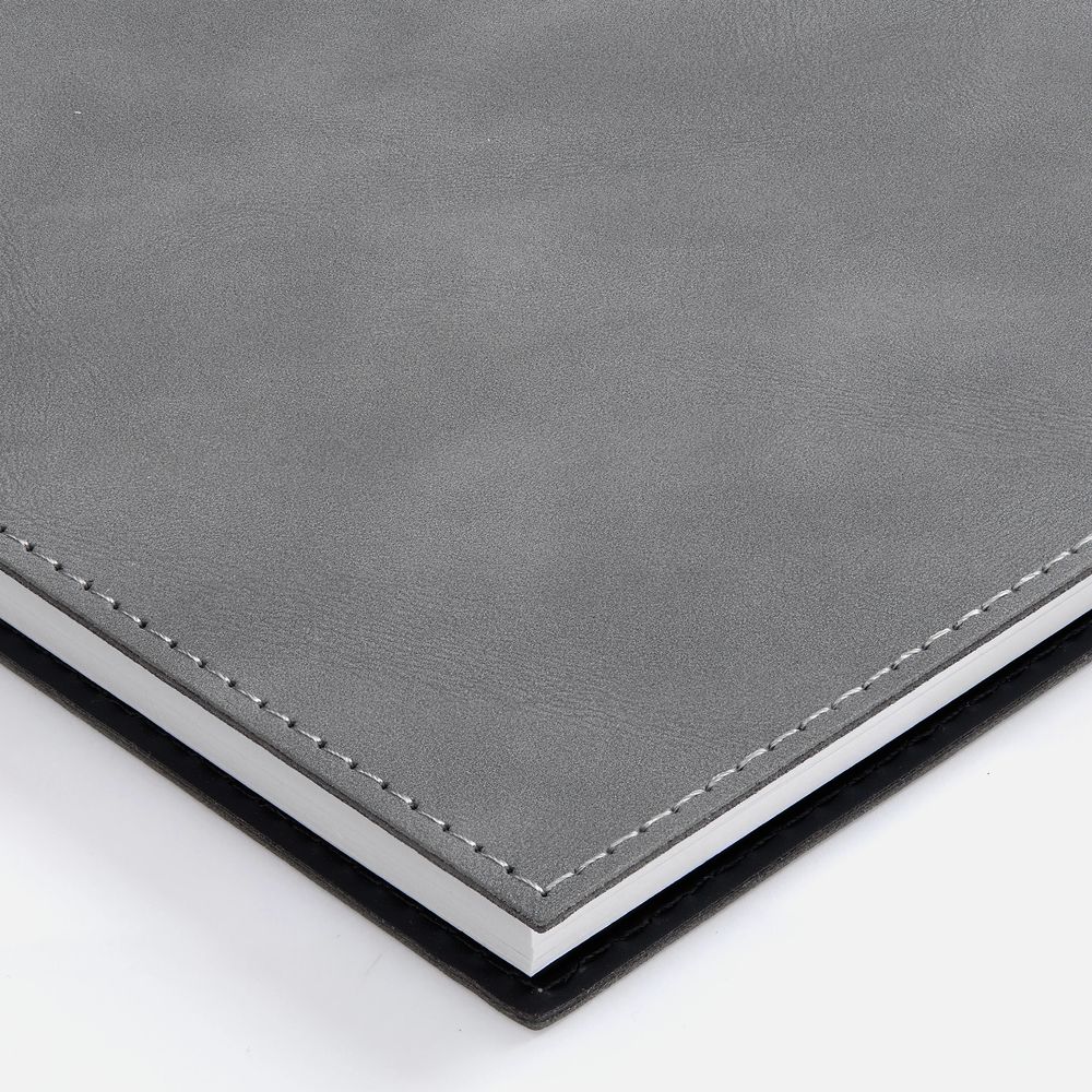 Ежедневник Notera Maxi, недатированный, серый — изображение 9